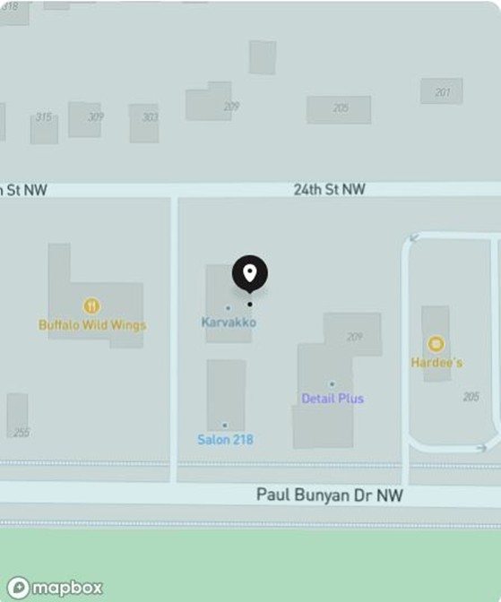 Map of Office Location
